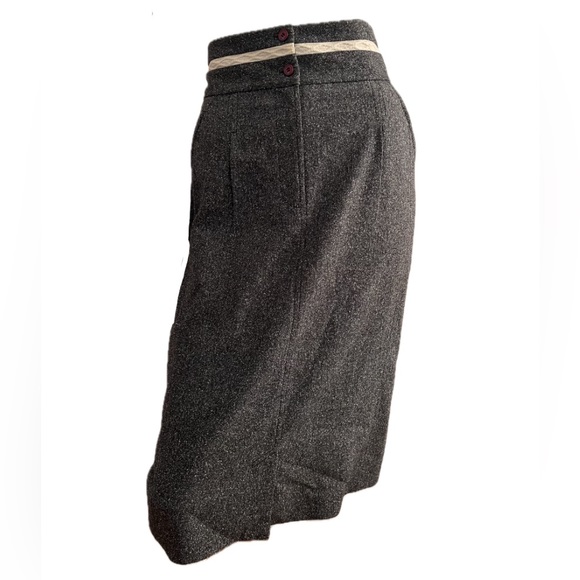 Tory Burch Wool/Silk Blend Pencil Skirt - Picture 1 of 8